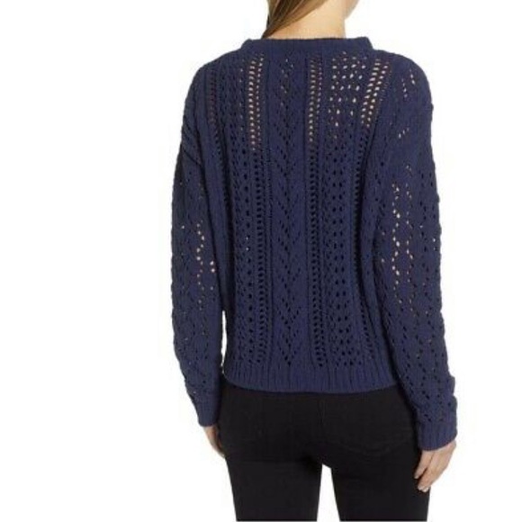 HALOGEN Sweater in Navy - Picture 2 of 8